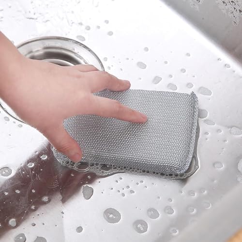 COOFANDY 6 Pack All-Purpose Sponges Kitchen, Scratch Proof Scrubber for Kitchen Utensils, Scrubbing Cleaner Sponges, Dish Scouring Scrubber for Fast Cleaning, Hard Surface Cleaning Tool, Gap Cleaning Brush - Image 2