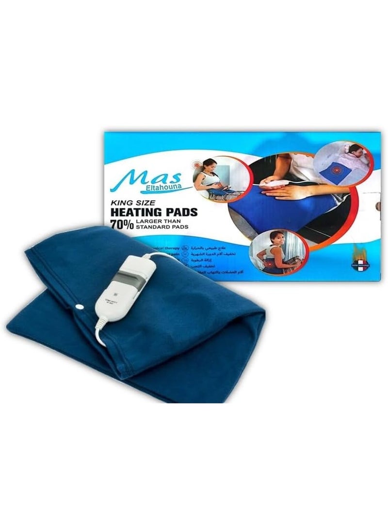وسادة تسخين كهربائية أصلية من [اسم البراند] – كبيرة الحجم لعلاج طبيعي وتخفيف آلام الظهر والرقبة والعضلات - Image 2