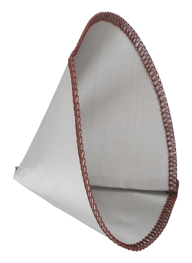 Akozon For 304 Stainless Steel Reusable Coffee Filter Cone Shape Fine Filtering Paperless Mesh Coffee Filter(L for 3 to 4 Cups) - Image 2
