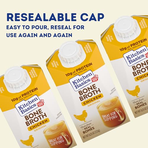 Kitchen Basics Original Chicken Bone Broth, 8.25 oz (Pack of 12) - Image 3