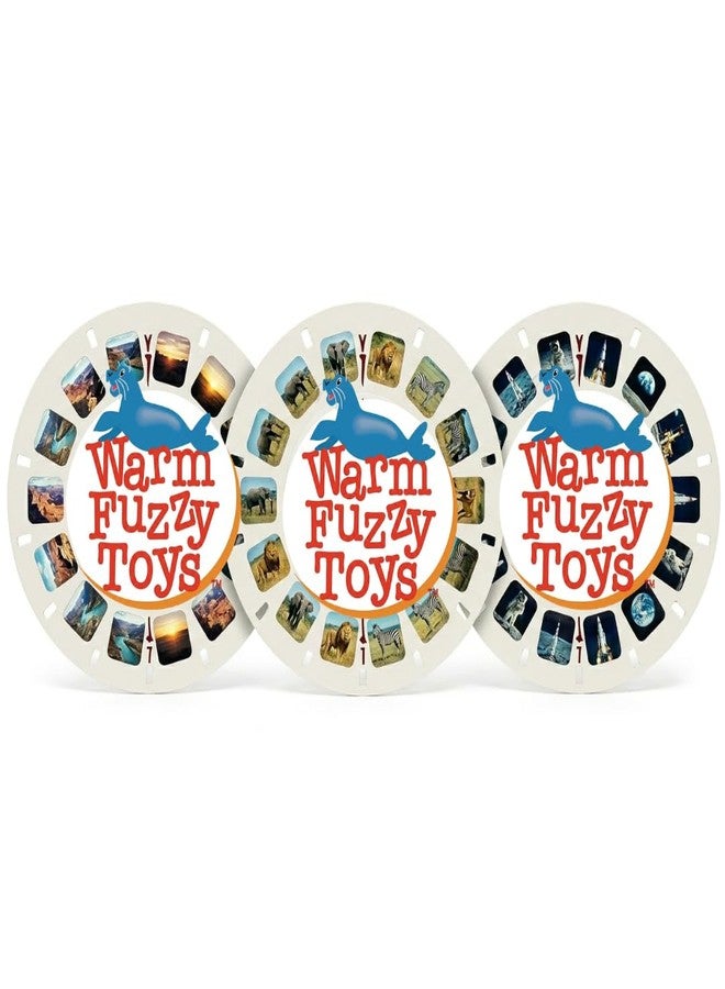 WARM FUZZY Toys Birds Reels for Viewfinder - 3 Slides with 21 HD 3D Images, Birds of Prey & Exotic Birds Refill Discs for Kids & Adults, Retro Educational Toy Accessory - Image 2