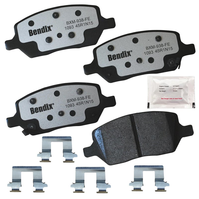 Bendix Fleet Metlok MKD1093FM Semi-Metallic Rear Brake Pads for Select Models Buick Terraza, Chevrolet Uplander, Mobility Ventures MV-1, Pontiac Montana, Saturn Relay, VPG MV-1 - Image 3