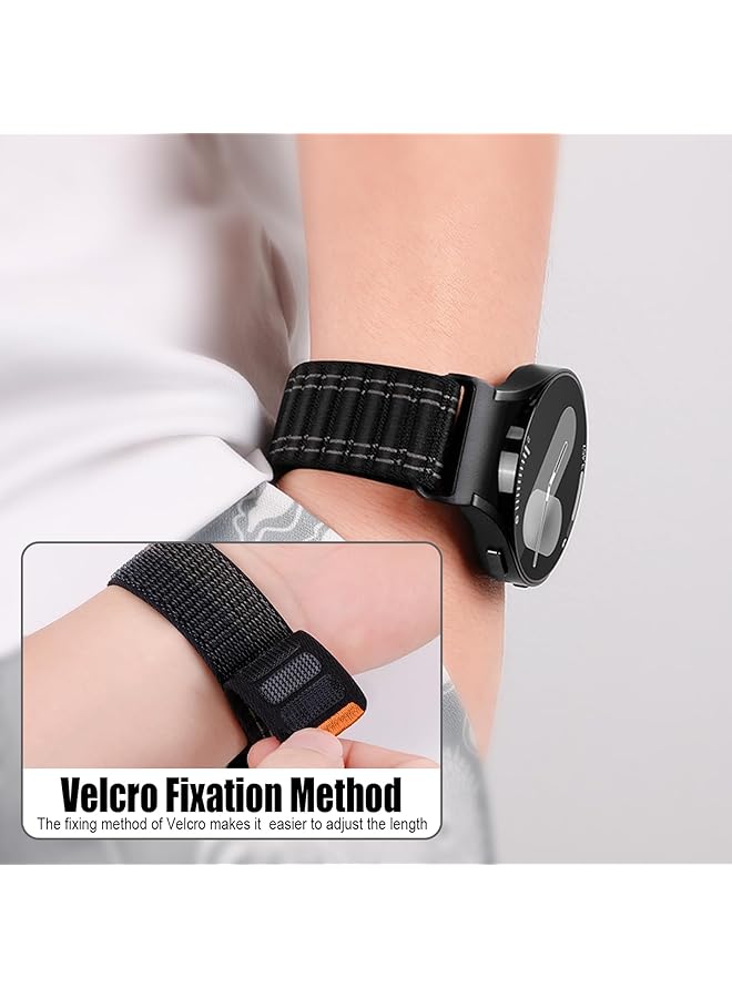 Compatible With Samsung Galaxy Watch 7 6 5 4 Fe Band 40Mm 44Mm Galaxy Watch 6 4 Classic Galaxy Watch 5 Pro Sport Strap Vivoactive 5 3 Venu 2 Plus Loop 20Mm Nylon Strap Women Men Dark Blue