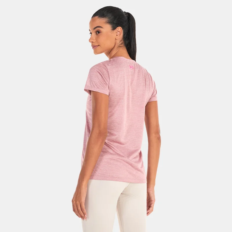 UNDER ARMOUR Women's UA Tech™ Twist Graphic V-Neck T-Shirt