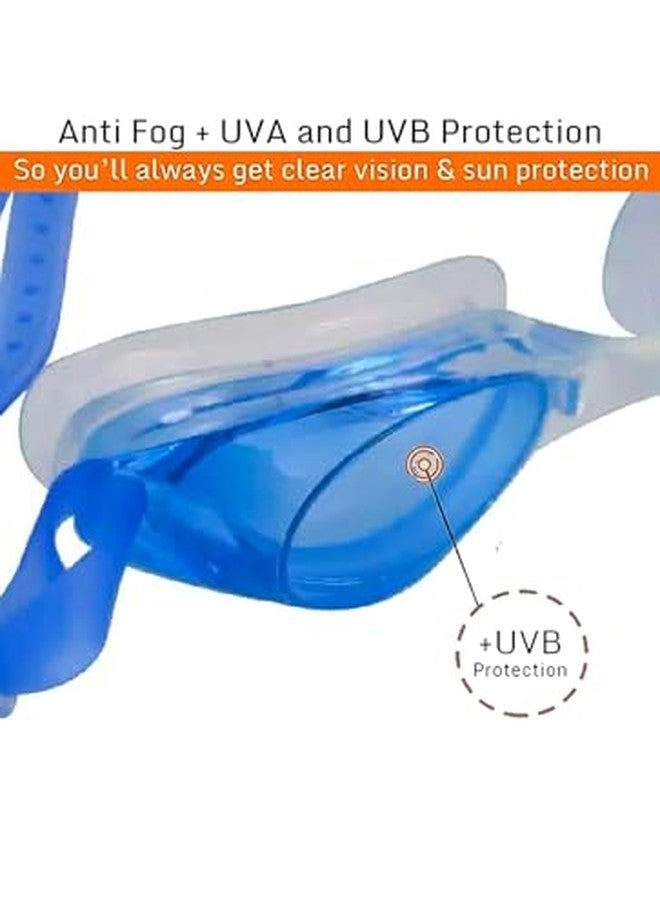 ENCANTO Swimming Goggles With UV And Anti Fog Protection Ideal For All Age Group, Fully Adjustable Multicolor Swimming Goggle For Men, Women, Boys & Girls - Image 3