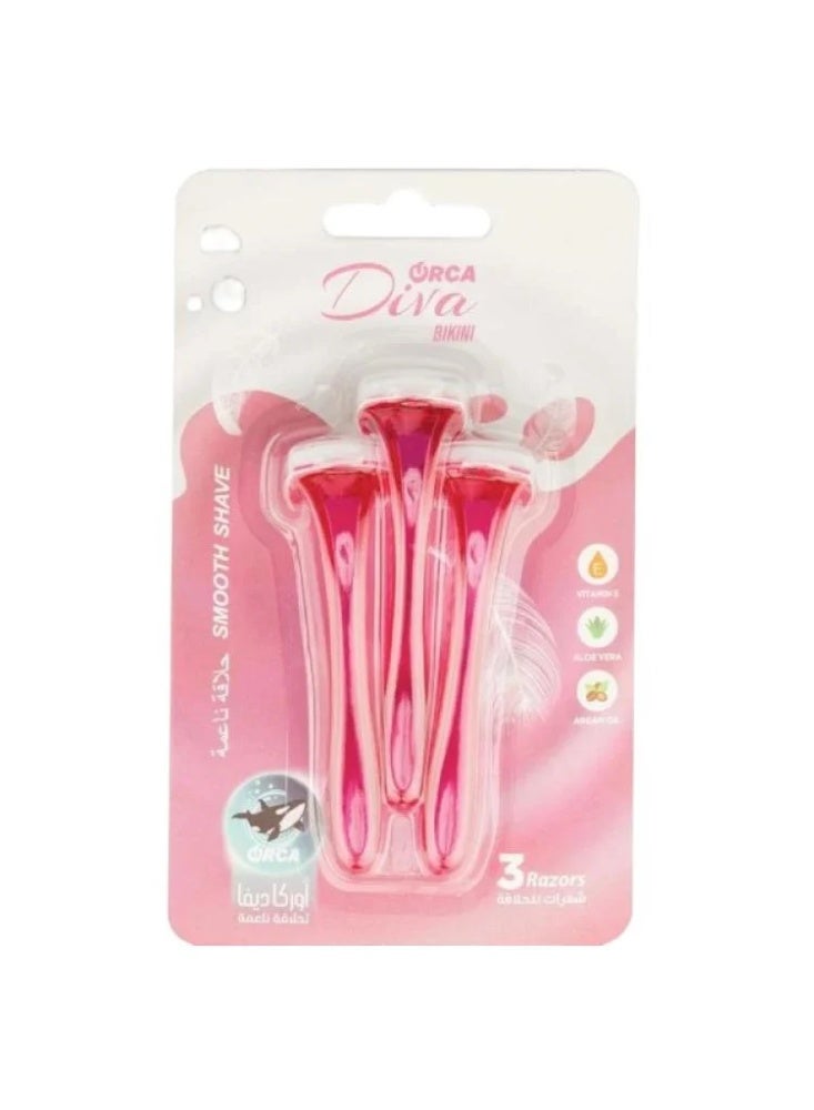 Sensitive Area Razor - 3 Blades