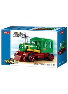 Sluban Power Bricks Series - Steam Locomotiv Building Blocks 