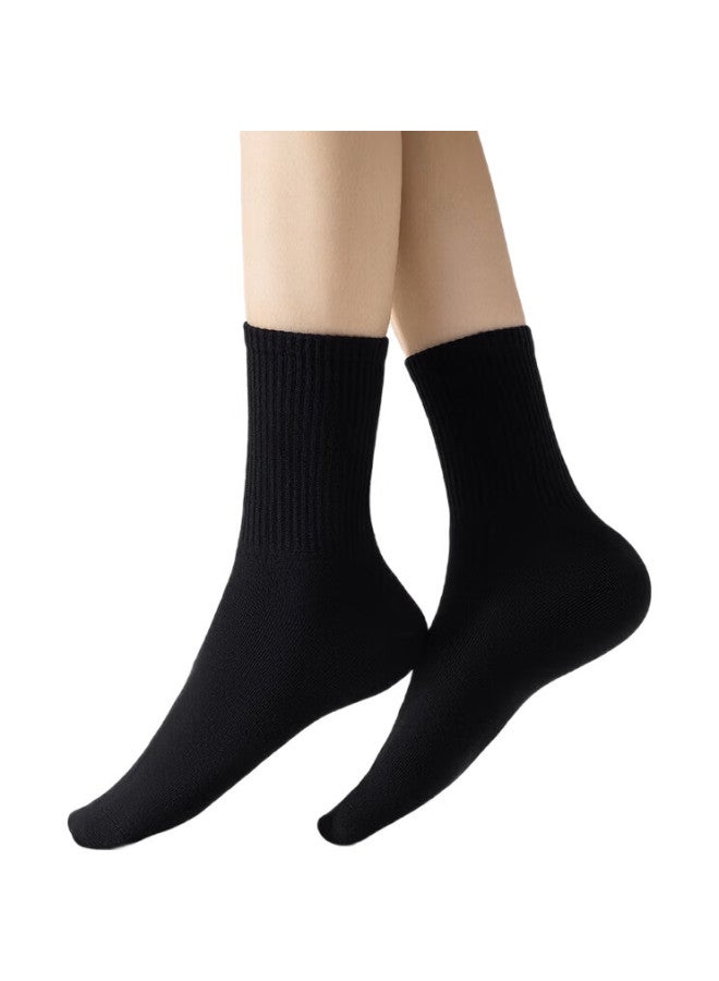 THREEGUN [Jian Series] Women'S Socks, Summer Pure Cotton Mid-Calf Slouch Socks, Comfortable Versatile Casual Socks - Image 2