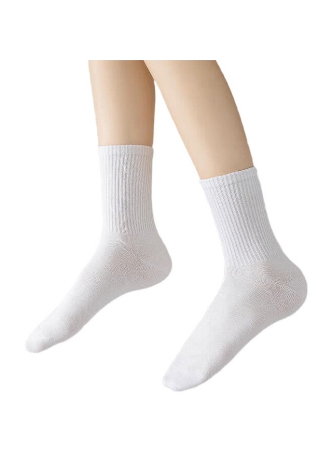 THREEGUN [Jian Series] Women'S Socks, Summer Pure Cotton Mid-Calf Slouch Socks, Comfortable Versatile Casual Socks - Image 3