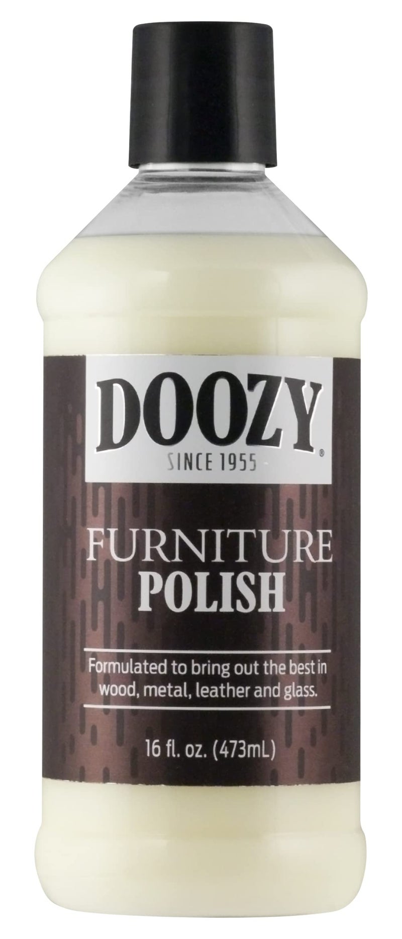 Doozy 16 oz Furniture  Cabinet Polish for All Wood  Metal Leather  Glass  Oak Teak Dark  Light Wood  Best to Clean Restore Protect Shine  Conceal Fine Surface Scratches
