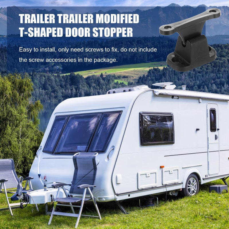 1pc Door Retainer Kit T Shape Door Stop Retaining Catch Holder for Camper RV - Image 5