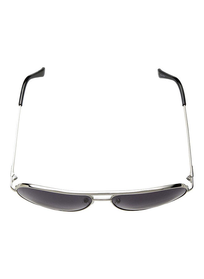 GUESS - Full Rim Aviator Frame Sunglasses GF6098 10B - Lens Size: 64mm - Shiny Light Nickeltin Large - Image 1