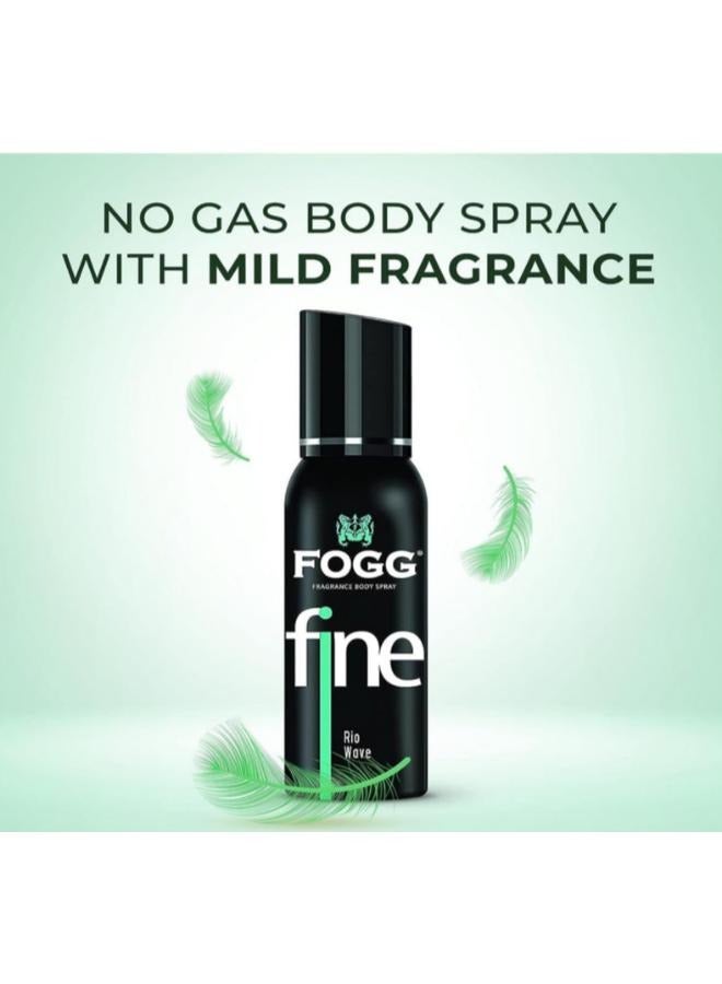 FOGG Perfume Spray Fine Rio Wave 120ml - Image 5