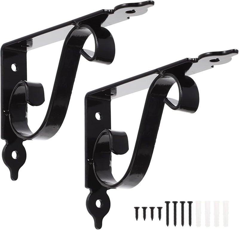 Jojofuny Heavy Duty Triangle Shelf Brackets 15X11 5cm Iron Wall Support For Floating Shelves - Image 1