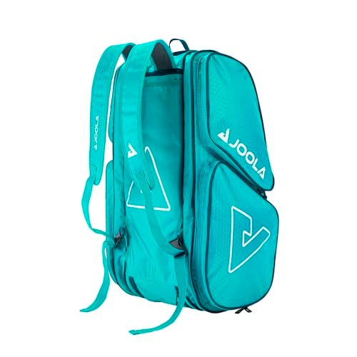 JOOLA Tour Elite Pickleball Bag – Backpack & Duffle Bag for Paddles & Pickleball Accessories – Thermal Insulated Pockets Hold 4+ Paddles - Includes Fence Hook Turquoise/Teal - Image 5