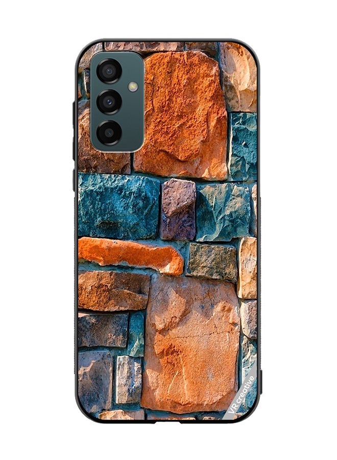 VR CREATIVE Protective Case Cover For Samsung Galaxy F23 Abstract Stone Design Multicolour - Image 1