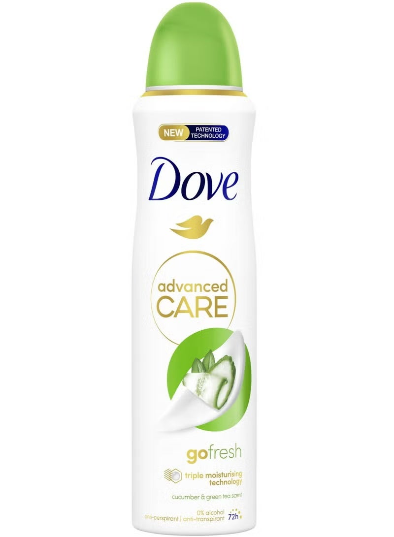 دوف مزيل عرق مضاد للتعرق جو فريش بخلاصة الخيار والشاي الأخضر – 250 مل