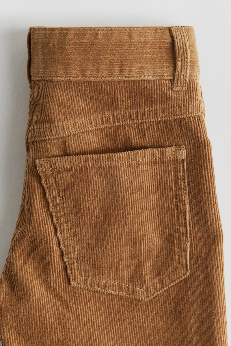 H&M Relaxed fit courduroy trousers