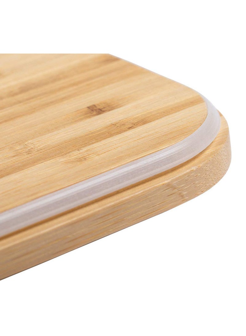 Jinou Lunch Box With Premium Quality Stainless Steel & Natural Bamboo Lid  - Image 3
