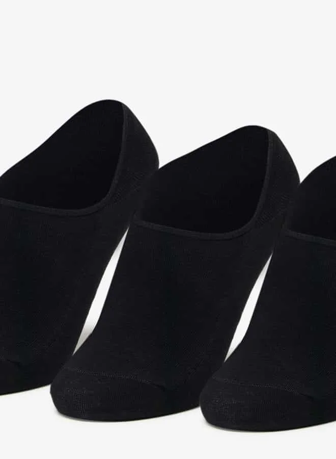 Flora Bella By Shoexpress Women Solid No Show Socks - Set of 3