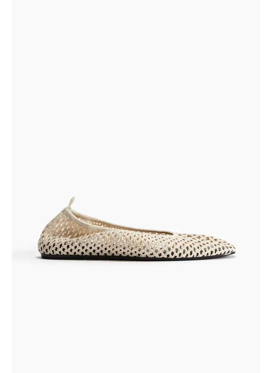 اتش اند ام Braided Ballet Pumps