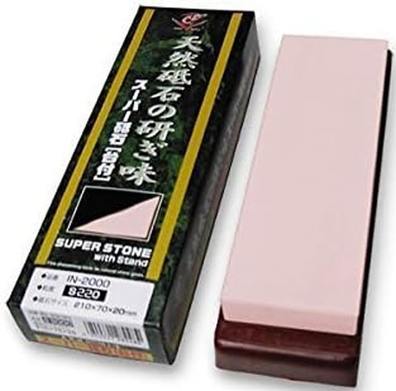 Naniwa Super Stone New Ceramic with Stand Grit 220 IN2002