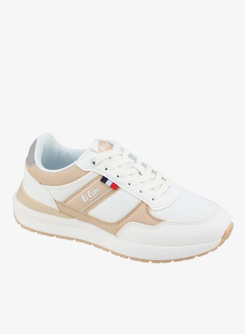 Lee Cooper BEIGE Women Lace-Up Sneakers for Women | Best Price UAE