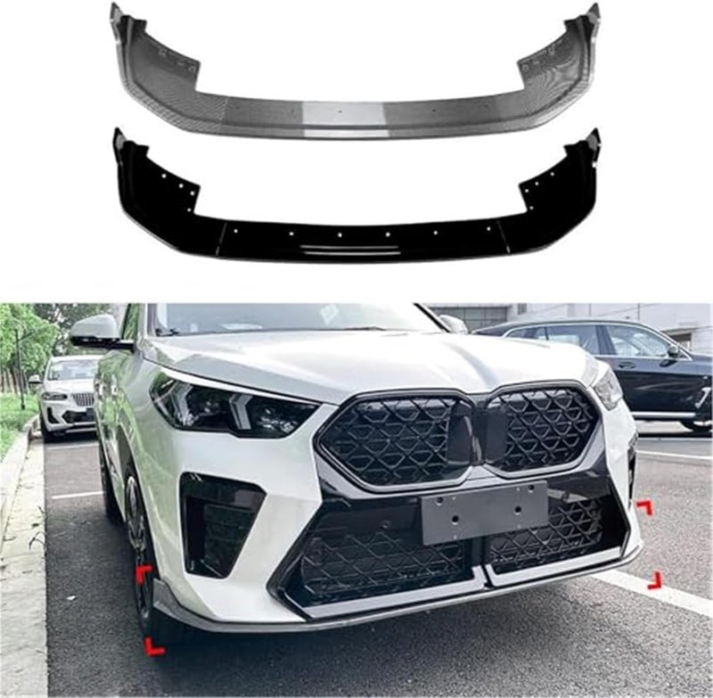 QASULER Front Lip Bumper Spoiler for BMW X2 U10 2023+ - Image 4