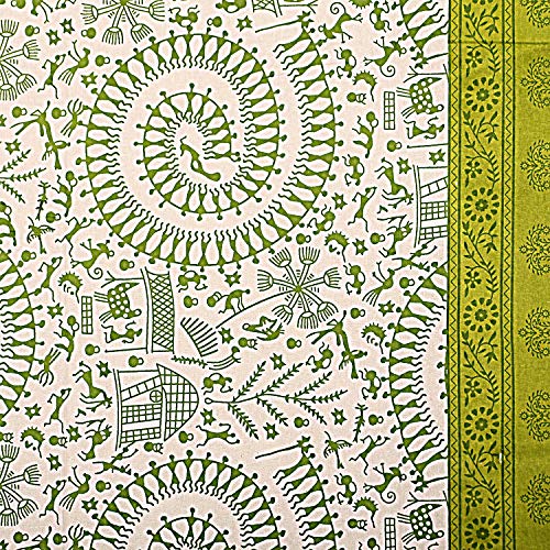 UNIBLISS Cotton 144 TC Bedsheet (Single_Green, Pack of 1) - Image 3