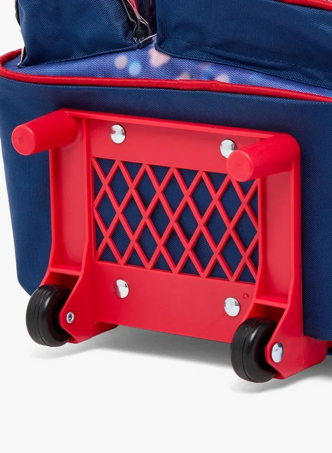 Marvel  Spider-Man Print 3-Piece School Trolley Bag Set For Boys 8-13 Years With Lunch Box  | Best Price UAE