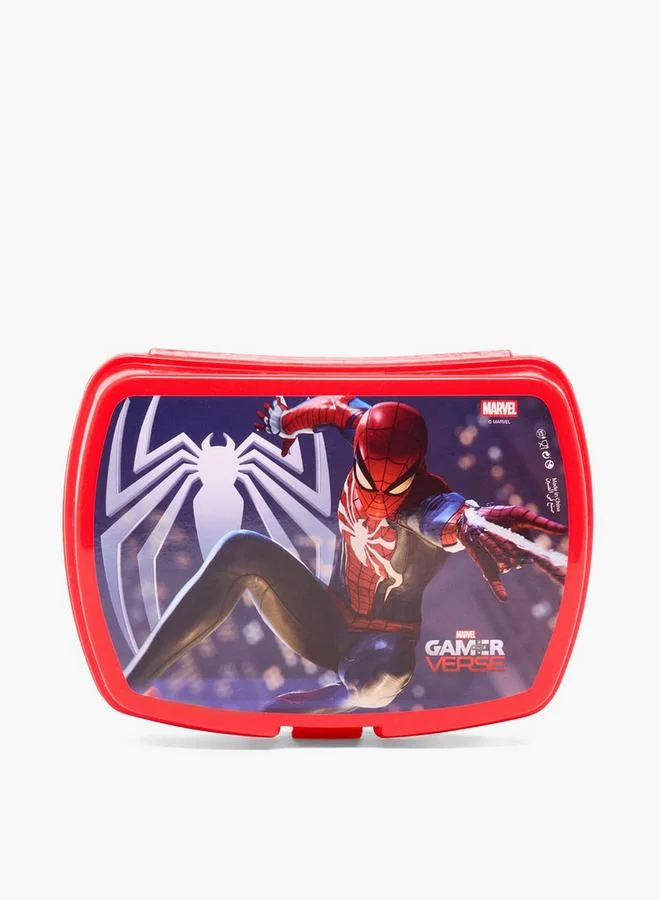 Marvel  Spider-Man Print 3-Piece School Trolley Bag Set For Boys 8-13 Years With Lunch Box  | Best Price UAE