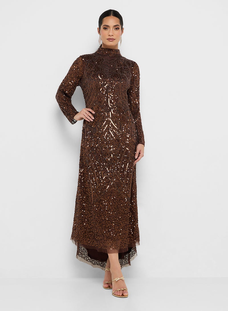 Amelia Rose Embellished Maxi Dress  - Image 1
