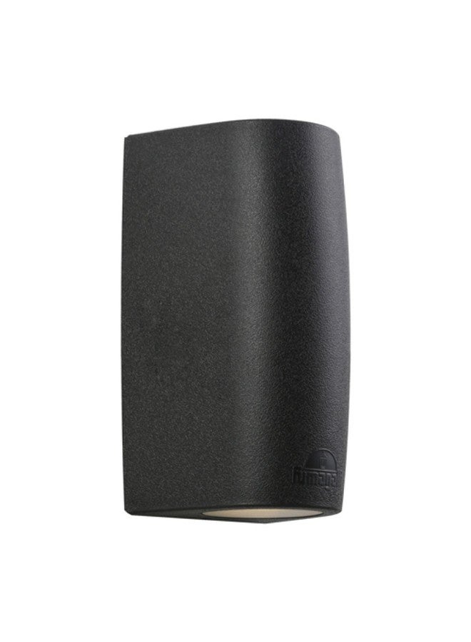 فوماغالي فوماجالى كشاف جداري خارجي إيطالي فاخر MARTA 90 1L (1A4) أسود 3.5 وات إضاءة دافئة (وورم) IP55 راتنج فخم مقاوم للصدأ - Image 1