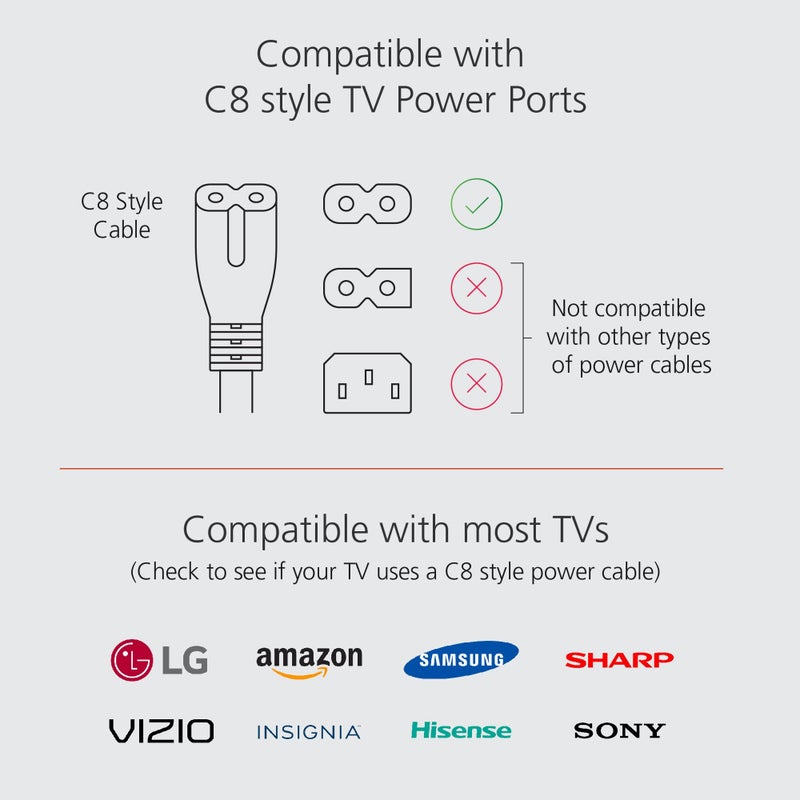Mission Cables Mission Y Splitter Power Cable for Apple TV - Power Directly from Your TV - Image 5