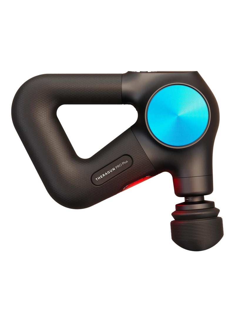 Therabody TheraGun Pro Plus 6-in-1 Deep Tissue Percussion Massage Gun - Handheld Personal Massager for Full Body Pain Relief & Muscle Tension with Biometric Breathwork, Vibration & Heated Attachments  - Image 1