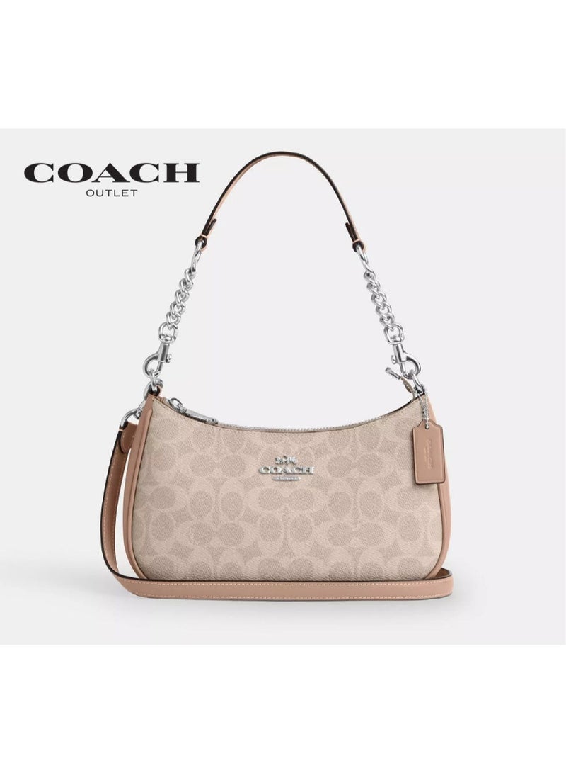 coachoutlet coach classic logo TERI shoulder bag, crossbody bag, handbag - Image 1