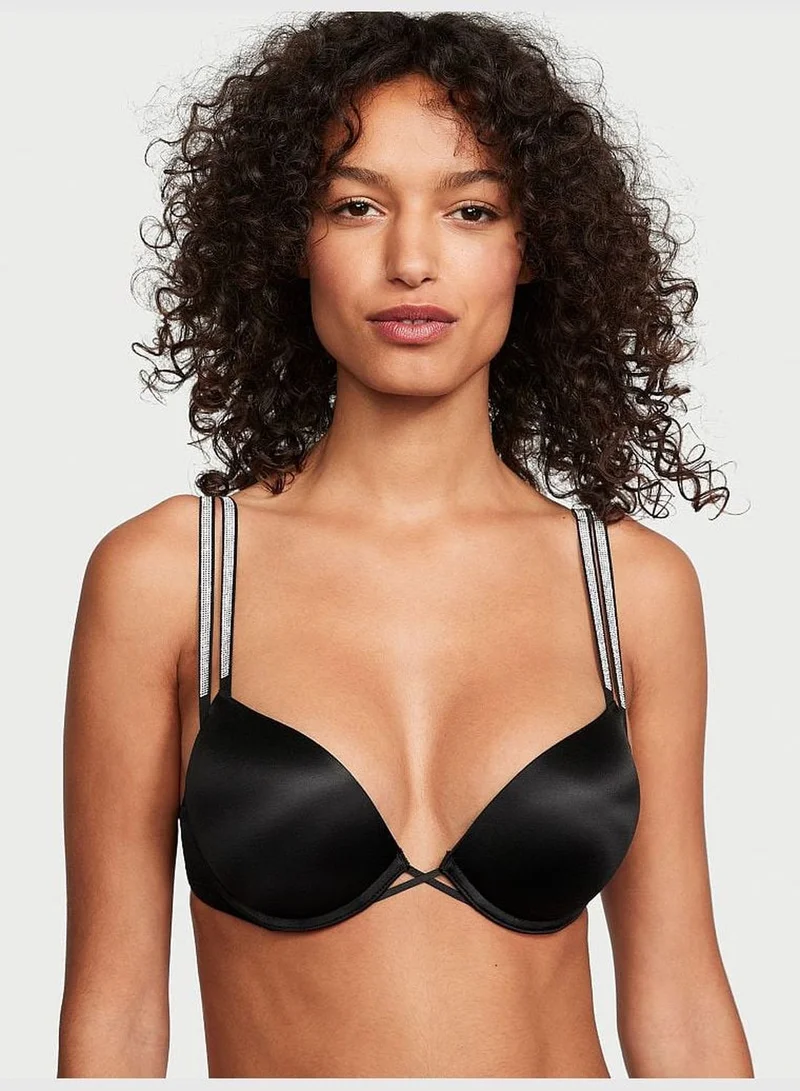 Victoria's Secret Bombshell Add-2-Cups Double Shine Strap Push-Up Bra