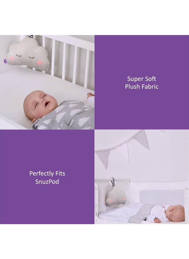 Snuz - Cloud Baby Sleep Aid, Soft, Plush And Portable, Soothing Sounds And Lights, Infant And Baby, Dimensions 26X17 Cm - Image 1