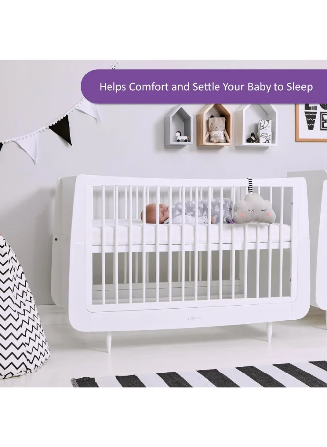 Snuz Cloud Baby Sleep Aid, Soft, Plush And Portable, Soothing Sounds And Lights, Infant And Baby, Dimensions 26X17 Cm
