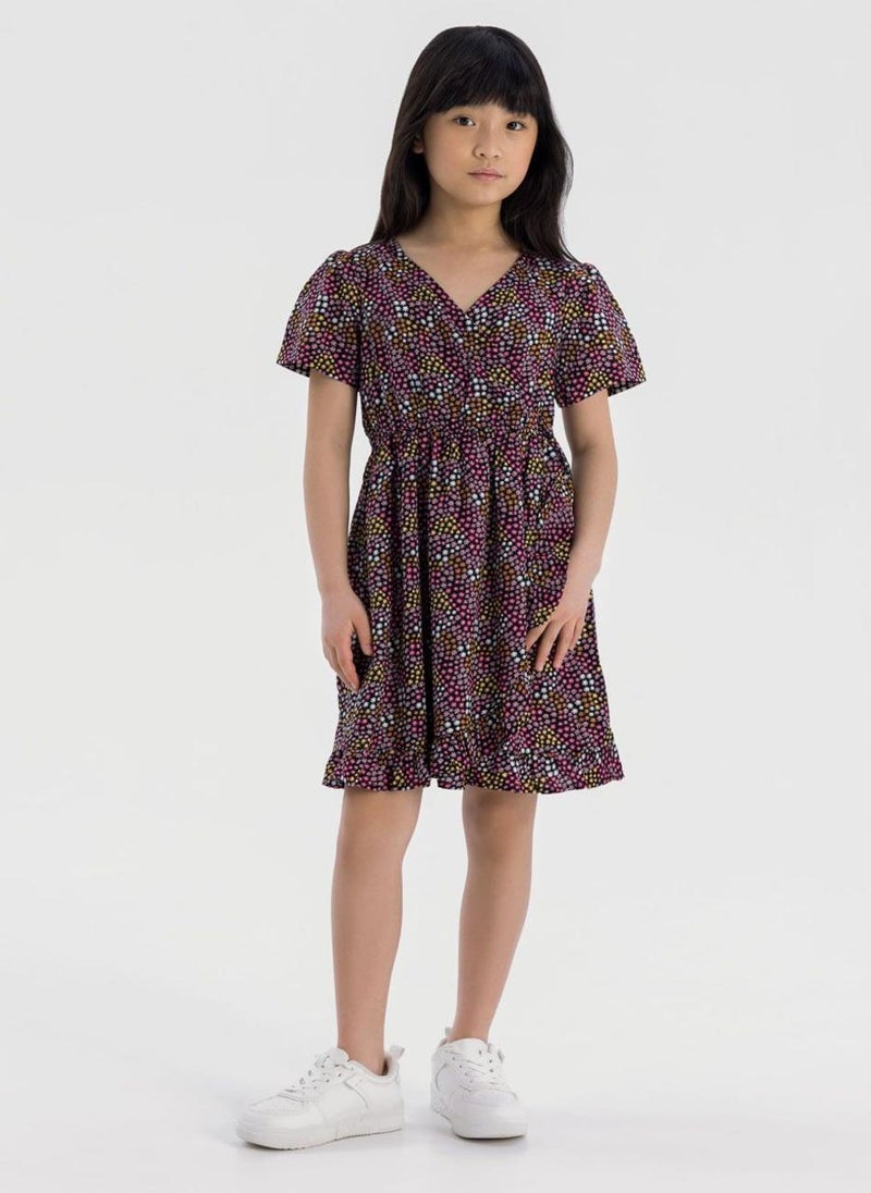 MINOTI Floral Print Dress - Image 1