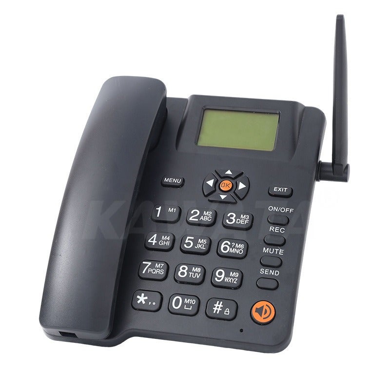 هاتف GSM لاسلكي 2G مع شريحتي اتصال لشبكات موبايل ويونيكوم وتيليكوم، هاتف منزلي ثابت