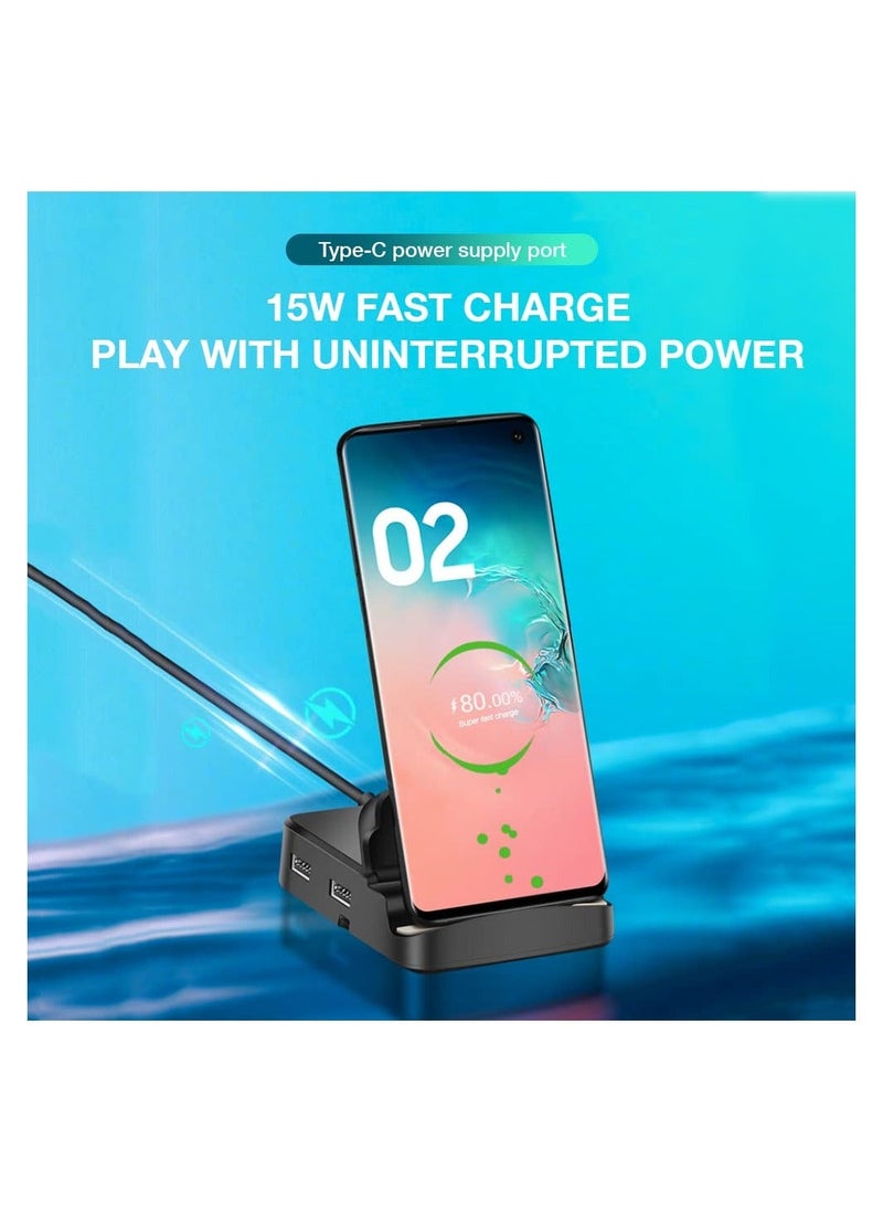 Y&D - 4K HDMI Dock Station, Portable Station for Samsung DeX, USB C Smartphone to Docking Compatible with Samsung/Huawei/MacBook/DELL/HP (2023) - Image 1