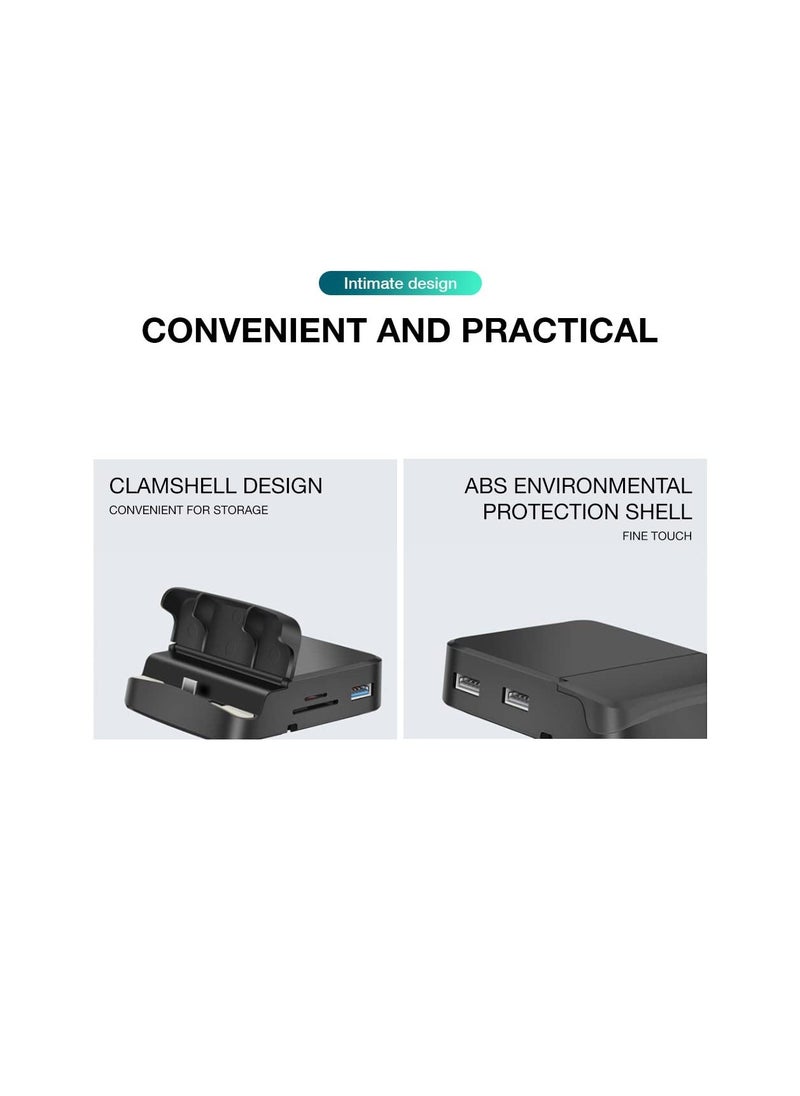 Y&D - 4K HDMI Dock Station, Portable Station for Samsung DeX, USB C Smartphone to Docking Compatible with Samsung/Huawei/MacBook/DELL/HP (2023) - Image 1