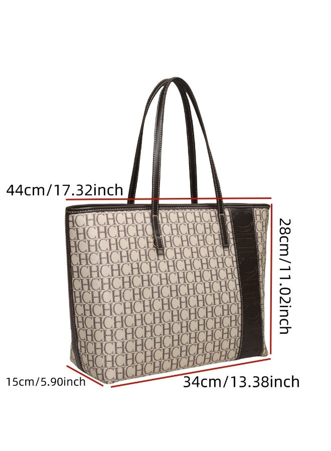CH CH CHCH Women's New Tote Bag - Large Capacity Shoulder Bag - Image 3