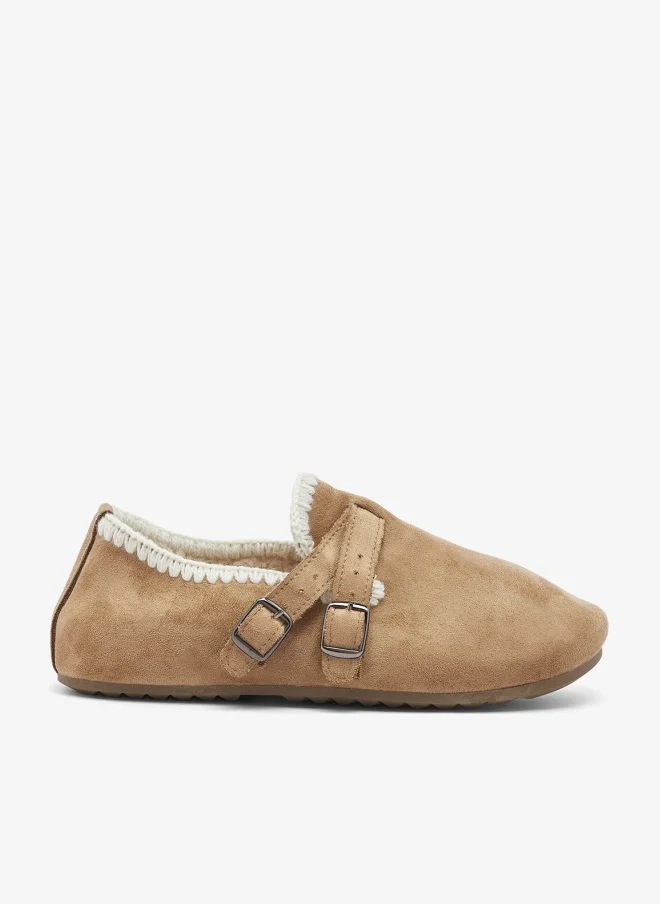 جينجر نعال غرفة نوم فرو مريحة