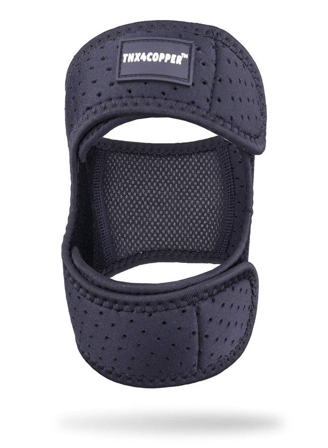 THX4COPPER Compression Dual Adjustable Patella Knee Brace for Pain Relief,Knee Strap Support for Running, Jumper, Gym Exercise, Tendonitis, Arthritis, Injury Recovery, Joints and Muscles - Image 3