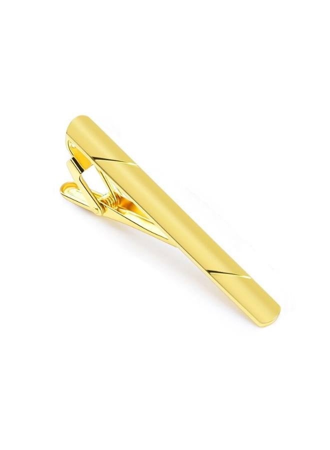 Tie Clips for Men, 4 Pack Classic Tie Clip Silver Necktie Tie Bar Pinch Clips Suitable for Wedding Anniversary Business and Daily Life 2.28 inch - Image 4