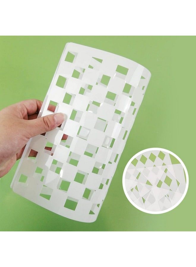 CODOHI 4 Pcs Checkerboard Stencils With 4 Pcs Harlequin Stencils 8 Pcs Checks & Diamonds Stencils Repeating Shape Stencils Reusable Mylar Plastic Templates For Painting On Wood Pillows Wall Door A4 Size - Image 5