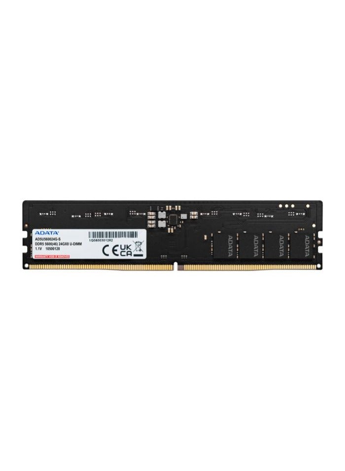 ADATA 16GB DDR5 5600 U-DIMM Memory Module RAM | AD5U560016G-S