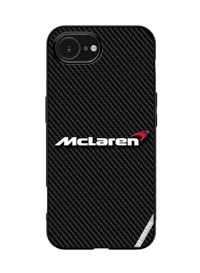 Protective Case Cover For Apple iPhone 16e Mclaren Design Multicolour